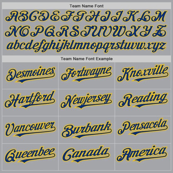 Custom Gray Royal-Yellow Authentic Raglan Sleeves Baseball Jersey