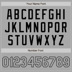 Custom Gray Black Bomber Full-Snap Varsity Letterman Jacket Custom Gray Black Bomber Full-Snap Varsity Letterman Jacket