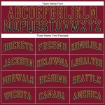 Custom Crimson Navy-Gold Authentic Drift Fashion Baseball Jersey