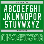 Custom Grass Green White Authentic Baseball Jersey Custom Grass Green White Authentic Baseball Jersey