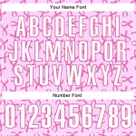 Custom Pink White 3D Pink Ribbon Breast Cancer Awareness Month Women Health Care Support Performance Polo Shirt