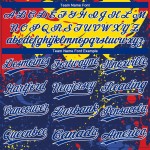 Custom Figure Royal-Gold 3D Pattern Design Authentic Baseball Jersey