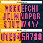 Custom Navy Pink Gold-Black 3D Bowling Performance Polo Shirt